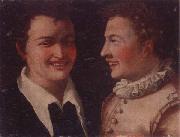 unknow artist Two laughing boys oil painting